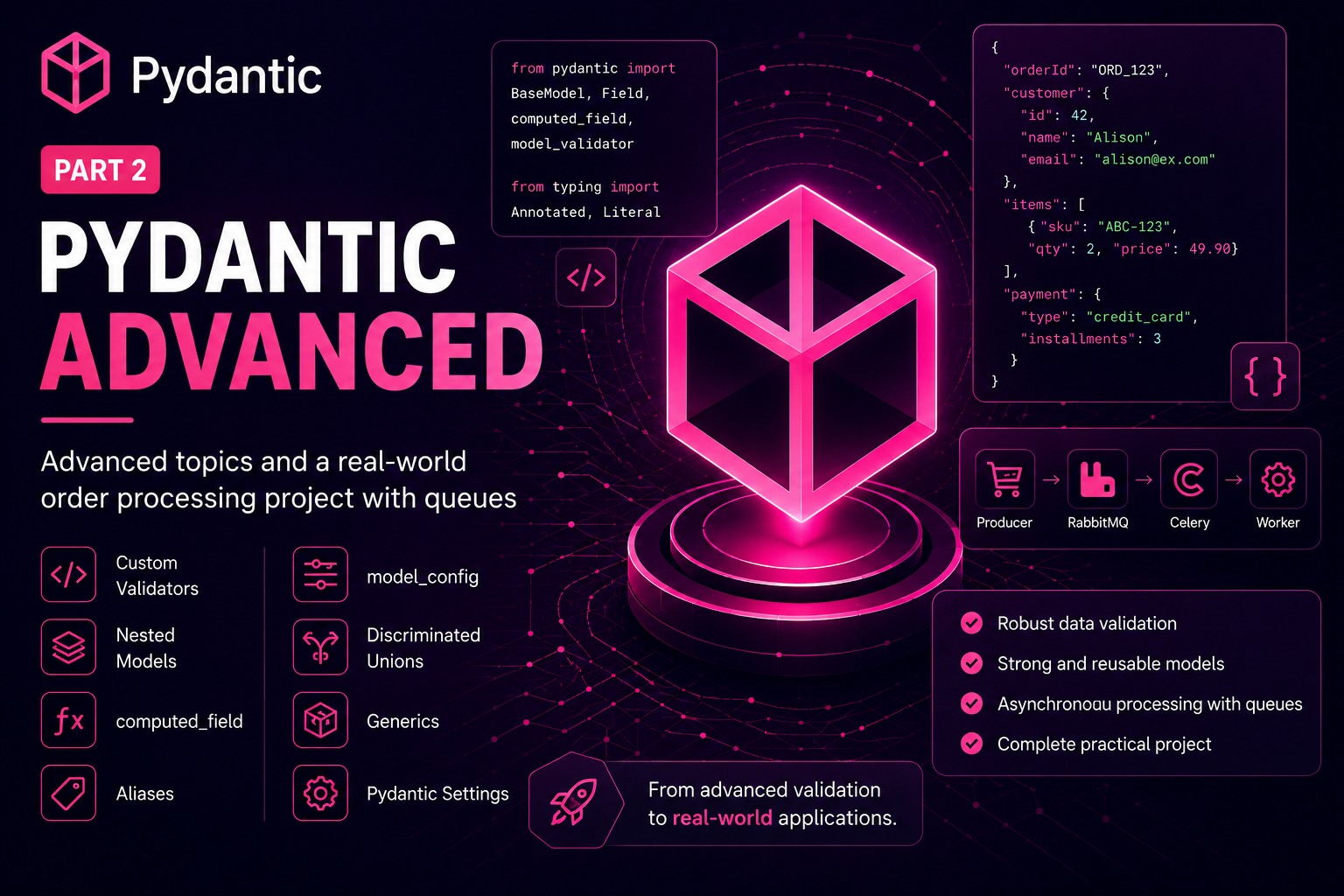Pydantic na Prática (Parte 2) - Tópicos Intermediários, Avançados e um Projeto Real